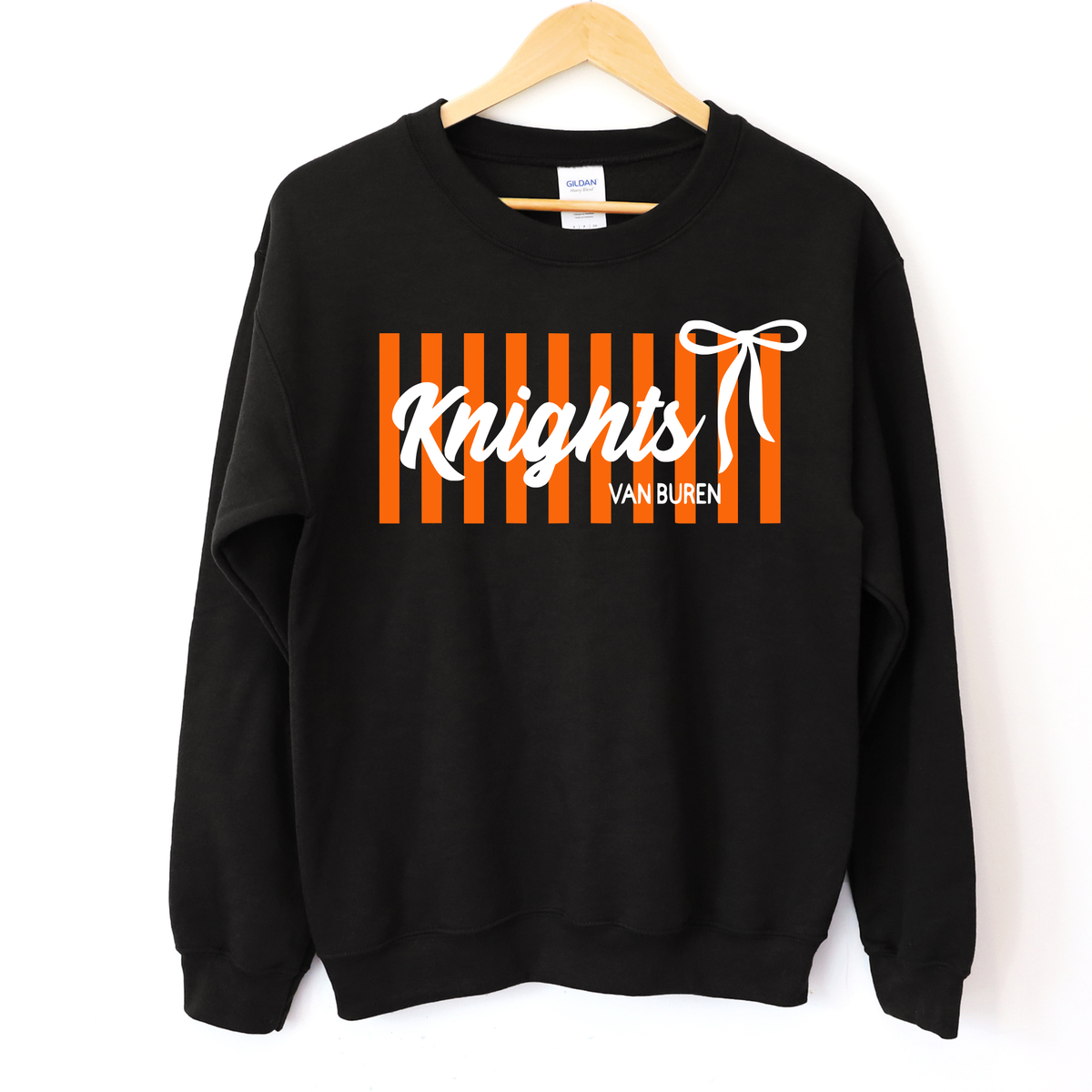 Van Buren Unisex Sweatshirt KNIGHTS STRIPES BLACK