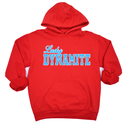 Lady Dynamite Unisex Hoodie LADY DYNAMITE RED