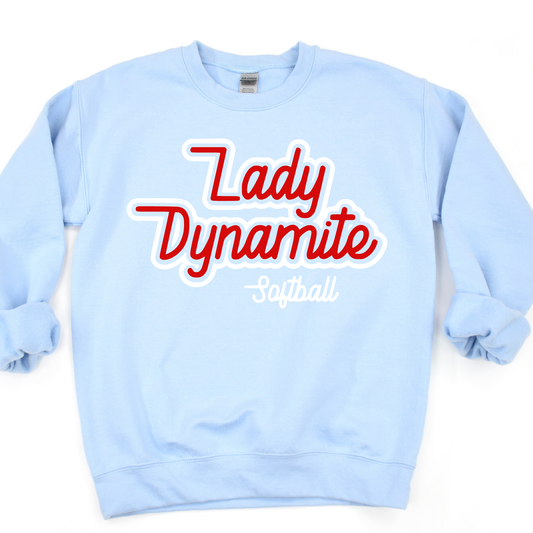 Lady Dynamite Unisex Sweatshirt LADY DYNAMITE LT BLUE