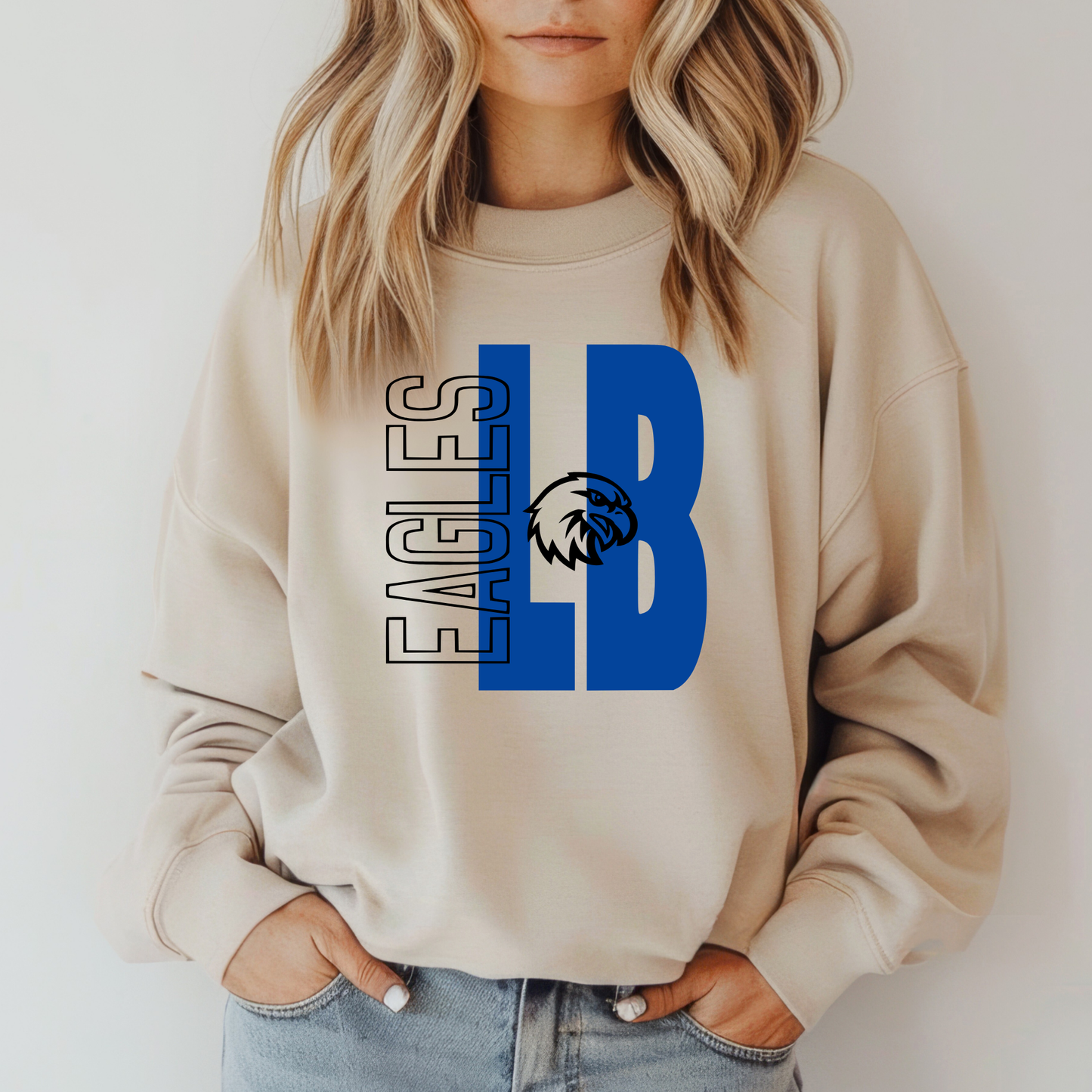 Liberty Benton Unisex Sweatshirt EAGLES OUTLINE LB