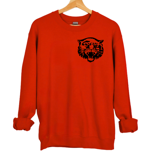 Delphos Jefferson Unisex Sweatshirt WILDCAT CHEST red