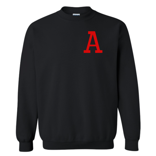 Arlington Unisex Sweatshirt A LEFT CHEST BLACK