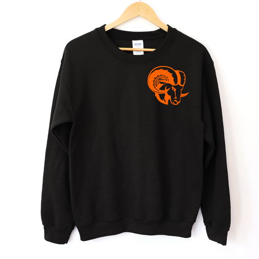 Upper Sandusky Unisex Sweatshirt LEFT CHEST RAMS