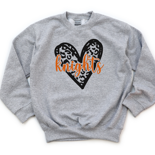 Van Buren KIDS Spirit Wear Sweatshirt HEART KNIGHTS