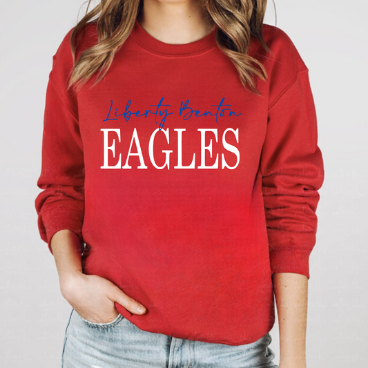 Liberty Benton Unisex Sweatshirt EAGLES RED