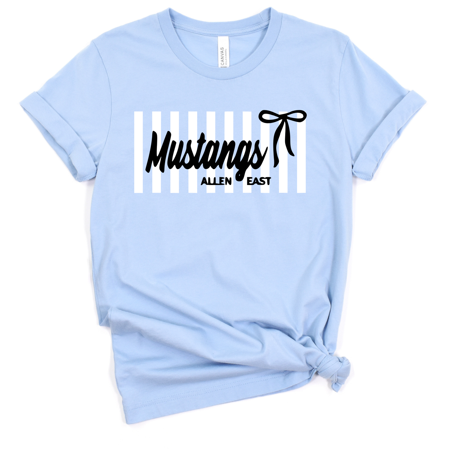 Allen East Unisex T-Shirt STRIPES MUSTANGS