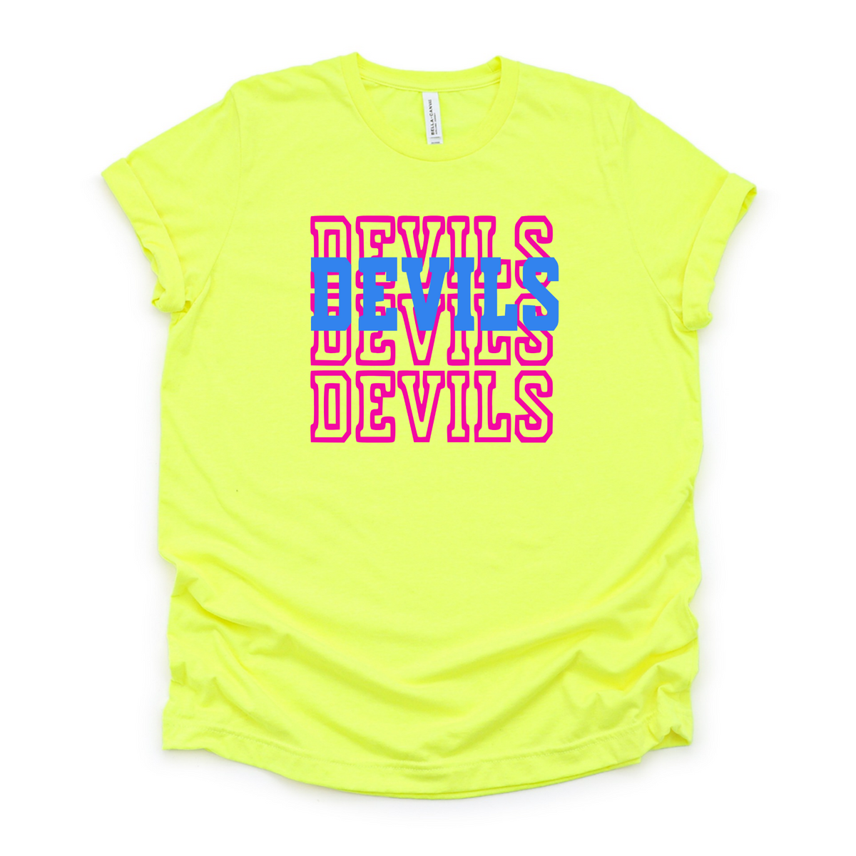 Carey Unisex T-Shirt NEON DEVILS REPEAT