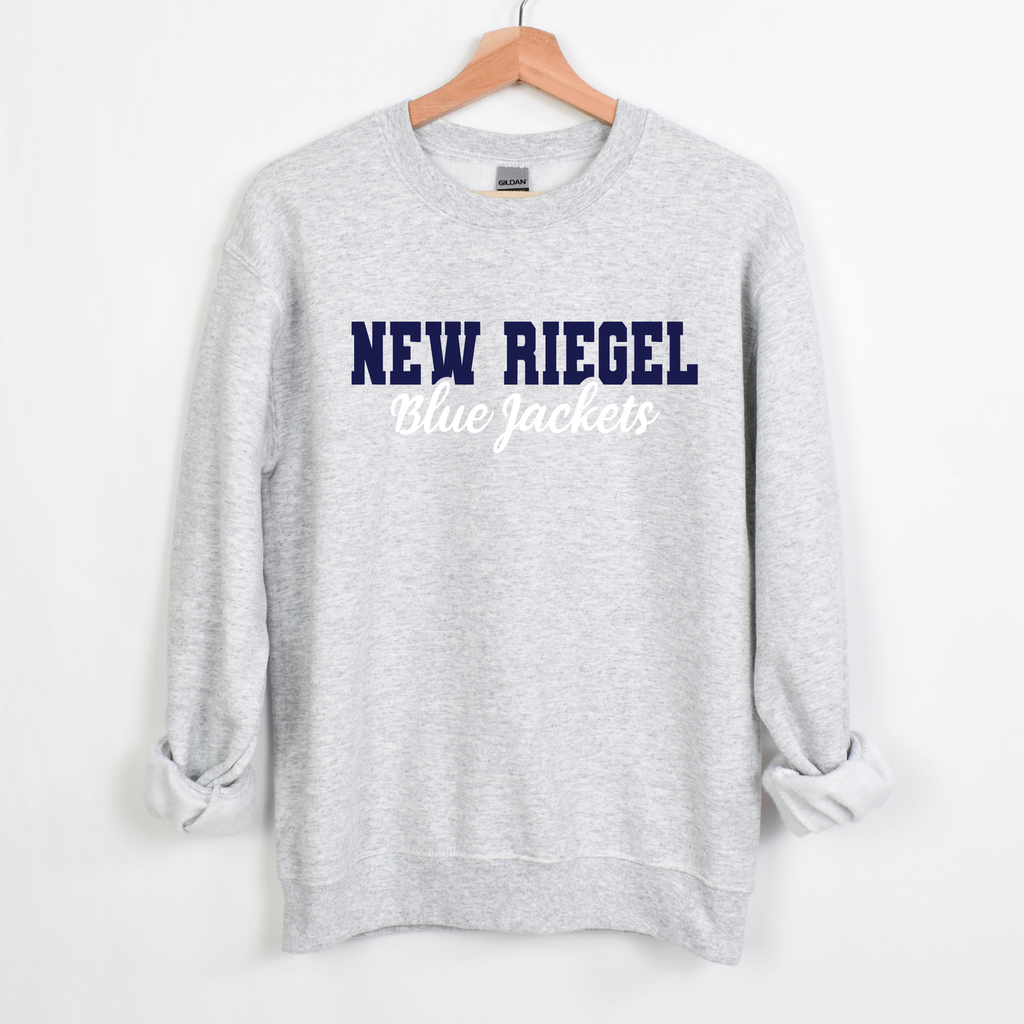 New Riegel Spirit Wear Sweatshirt NEW RIEGEL BLUE JACKETS