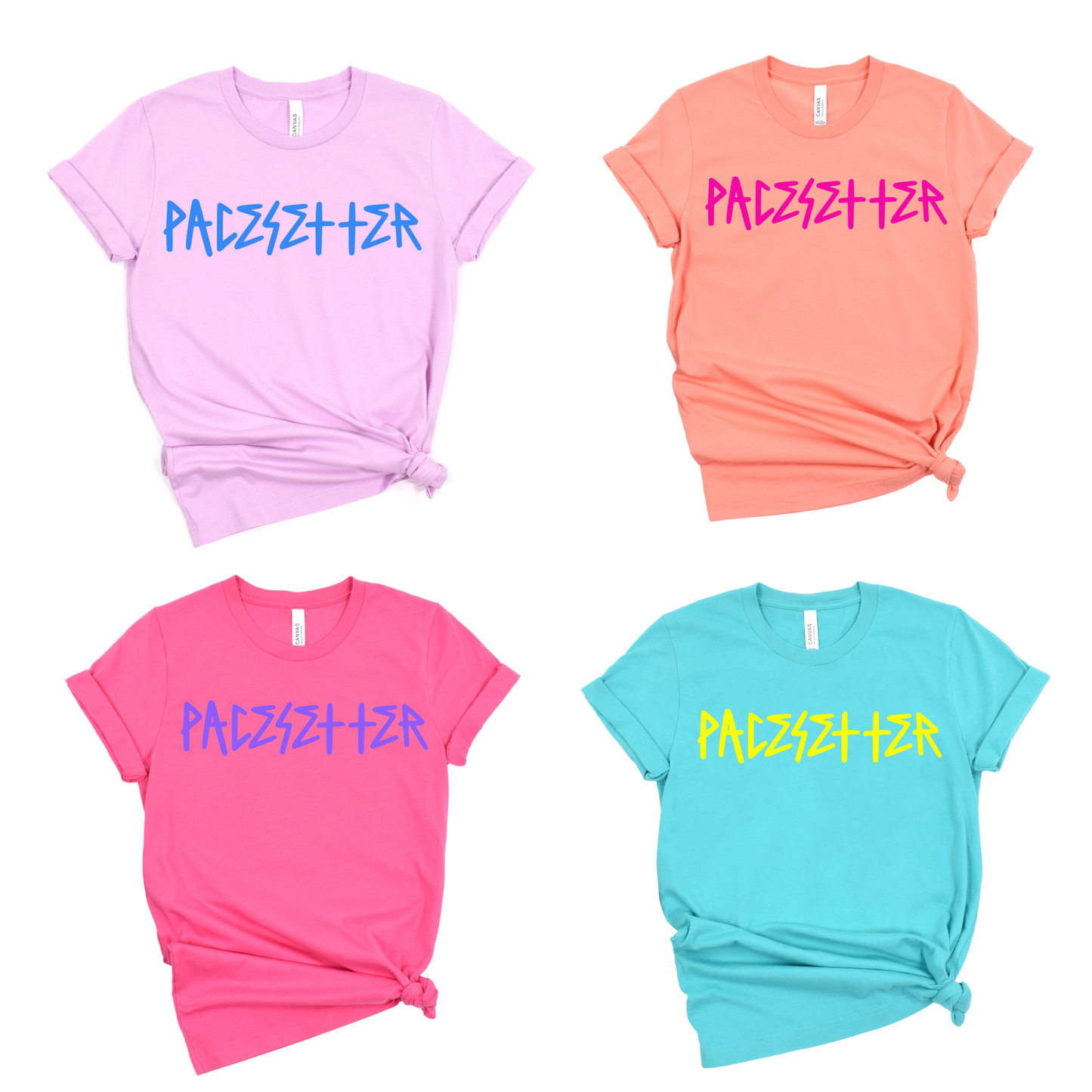 Pacesetter Unisex T-Shirt PACESETTER LILAC/SUNSET/CHARITYPINK/TEAL