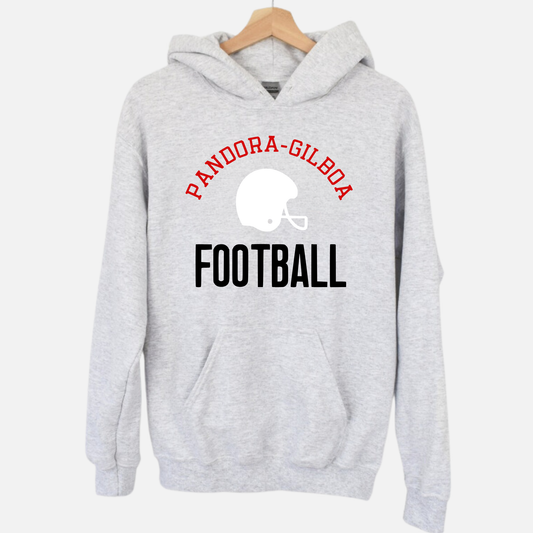 Pandora-Gilboa Unisex Hoodie PANDORA-GILBOA FOOTBALL GREY