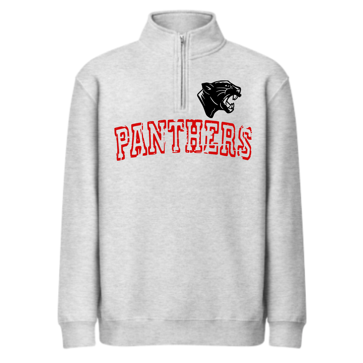 McComb Quarter Zip Sweatshirt PANTHERS GREY