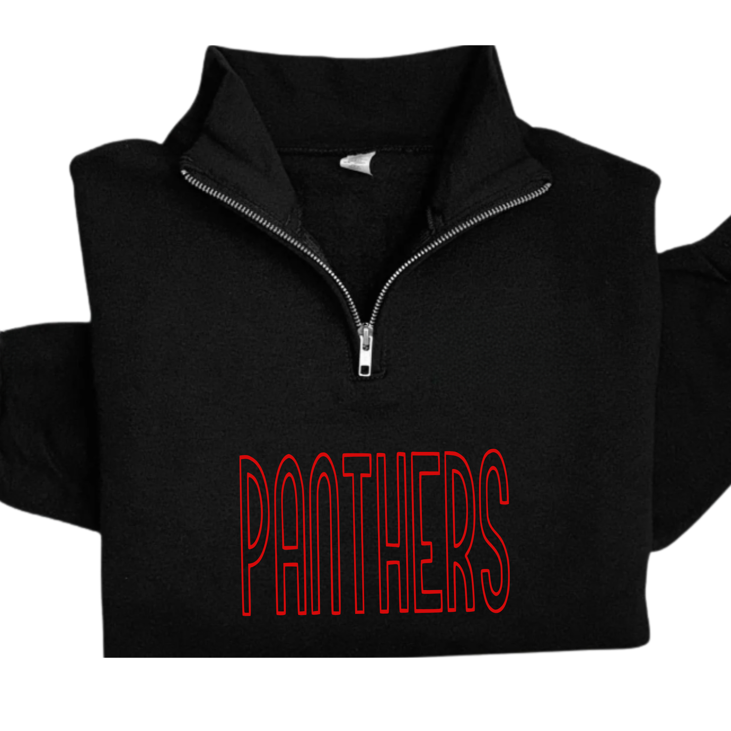 McComb Quarter Zip Sweatshirt PANTHERS BLACK