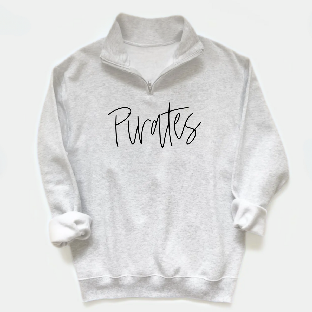 Bluffton Quarter Zip Sweatshirt PIRATES GREY