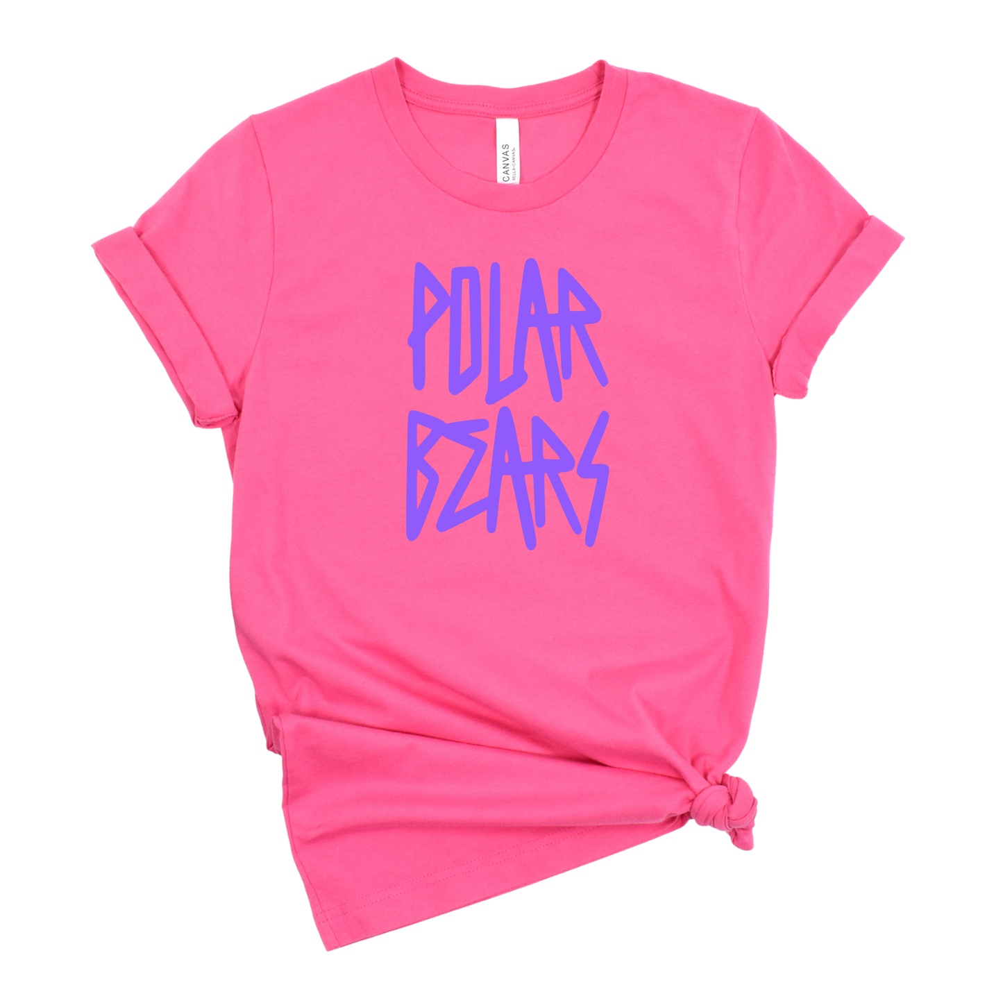 Hardin Northern Unisex T-Shirt POLAR BEARS LILAC/SUNSET/CHARITY PINK/TEAL