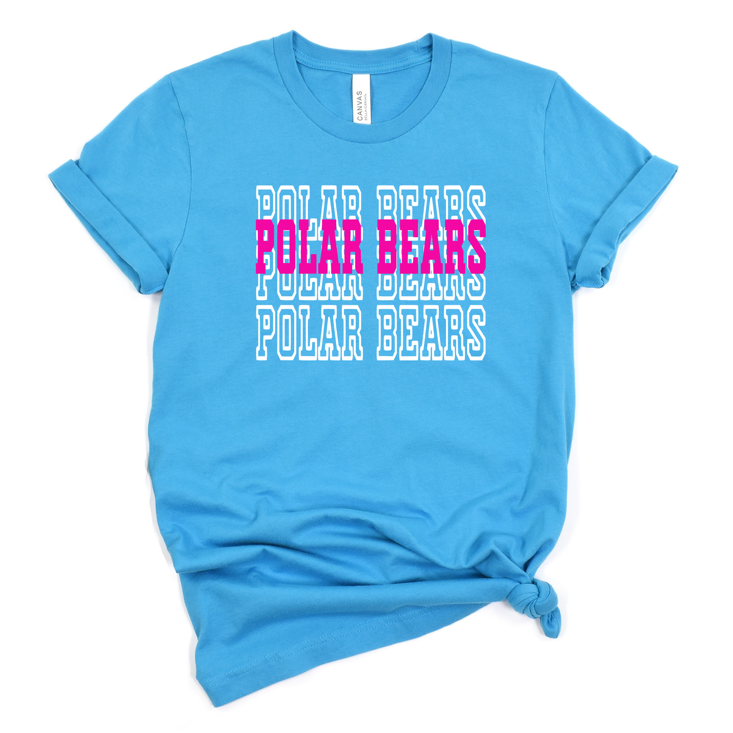Polar Bears Unisex Neon T-Shirt