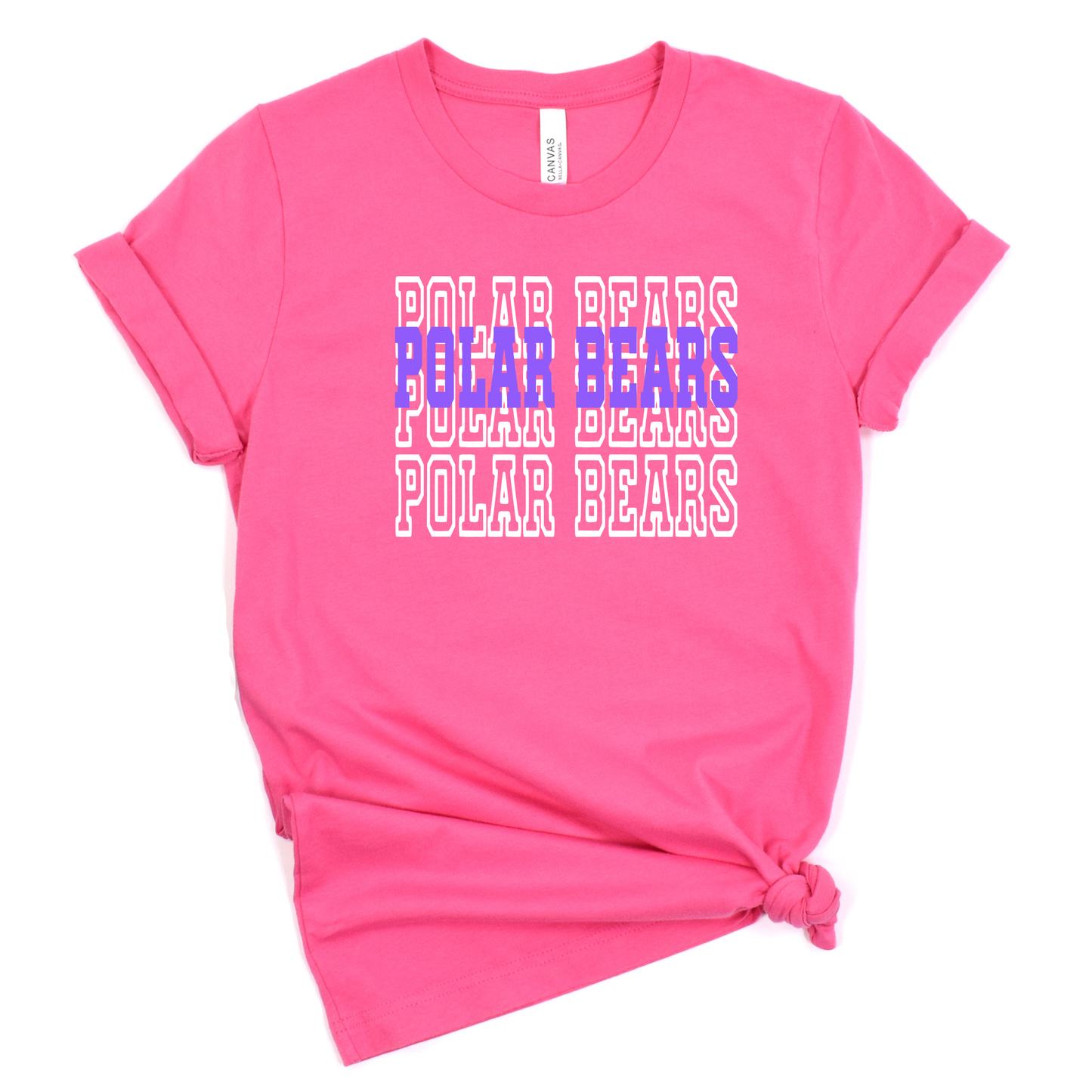 Polar Bears Unisex Neon T-Shirt