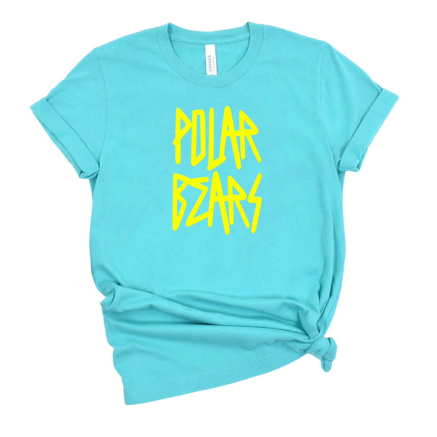 Hardin Northern Unisex T-Shirt POLAR BEARS LILAC/SUNSET/CHARITY PINK/TEAL