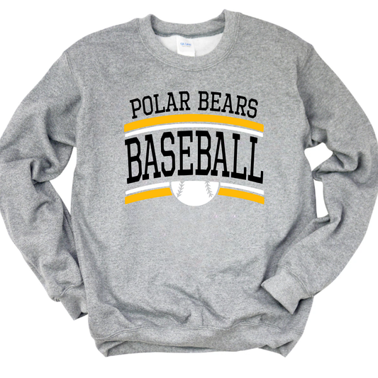 Hardin Northern Unisex Sweatshirt POLAR BEARS BASEBALL