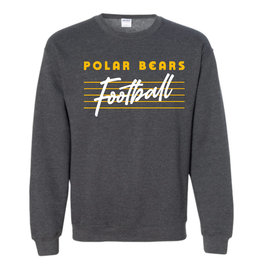 Hardin Northern Unisex Sweatshirt POLAR BEARS FOOTBALL GREY