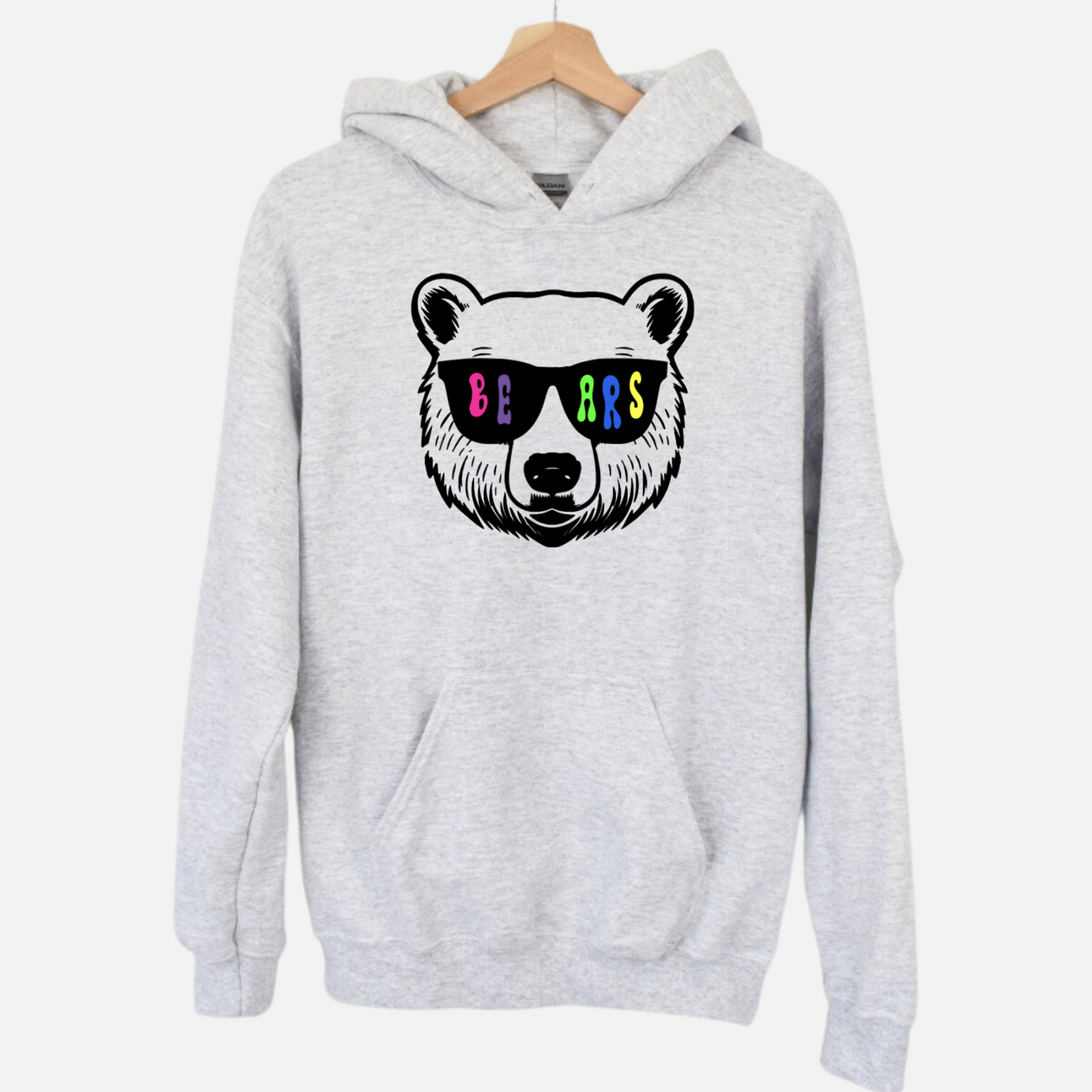 Bears Neon Unisex Hoodie GLASSES