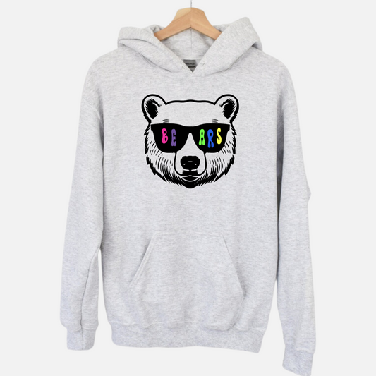 Bears Neon Unisex Hoodie GLASSES