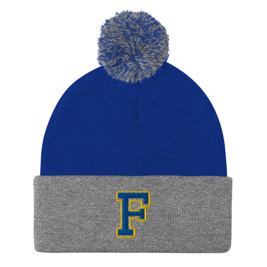 Findlay Pom Knit Cap FINDLAY BLUE/GREY