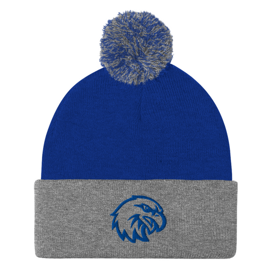 Liberty Benton Pom Knit Cap EAGLES BLUE/GREY
