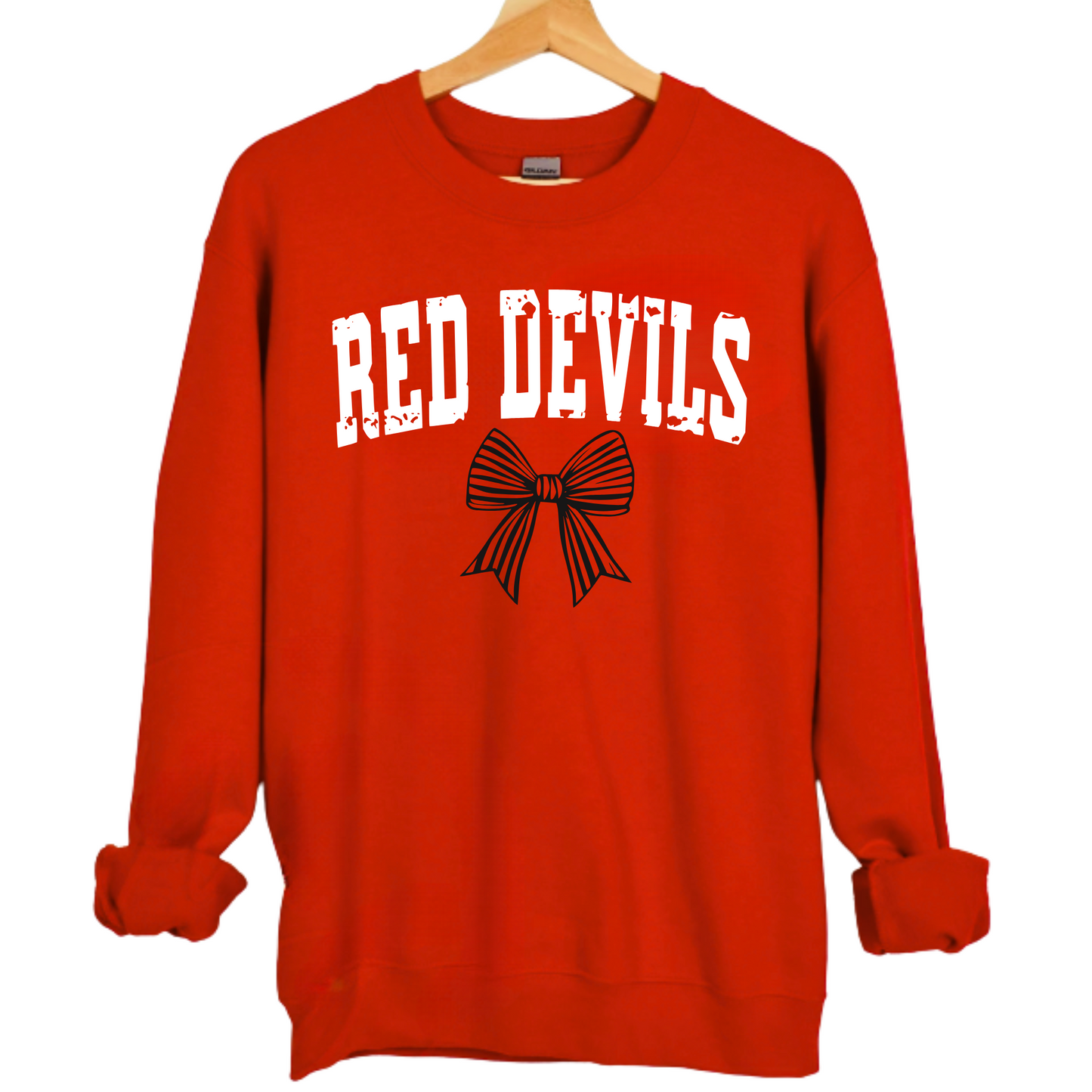 Arlington Unisex Sweatshirt RED DEVILS BOW