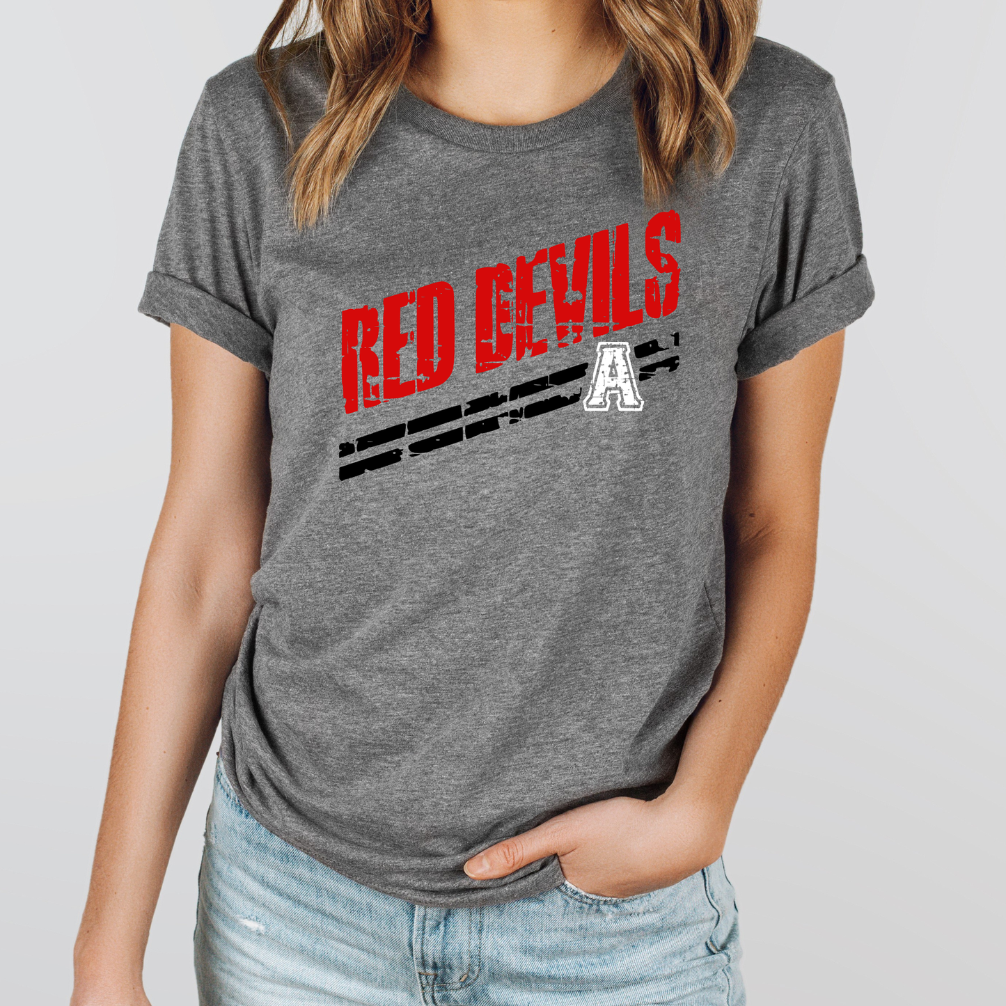Arlington Unisex T-Shirt RED DEVILS DIAGONAL