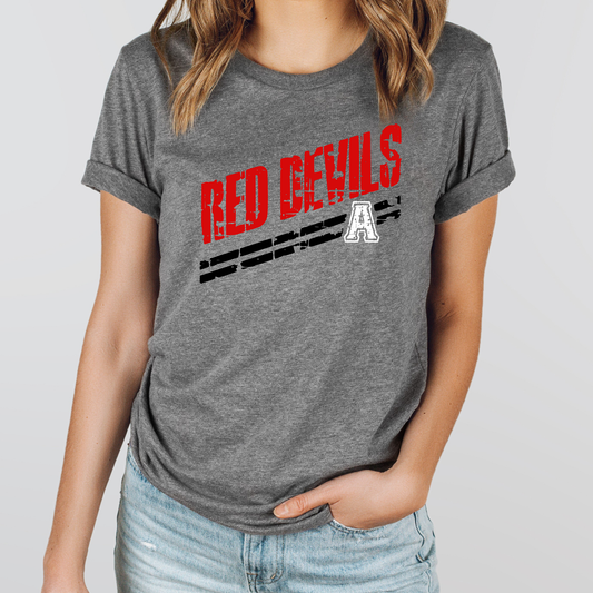 Arlington Unisex T-Shirt RED DEVILS DIAGONAL