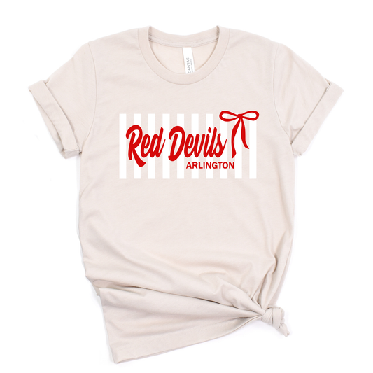 Arlington Unisex T-Shirt STRIPES RED DEVILS