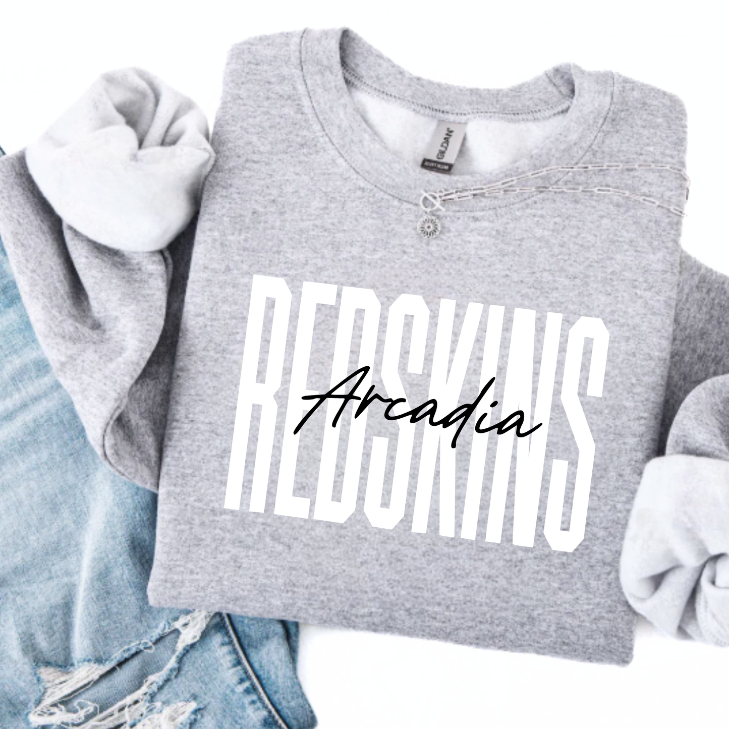 Arcadia Unisex Sweatshirt REDSKINS ARCADIA GREY