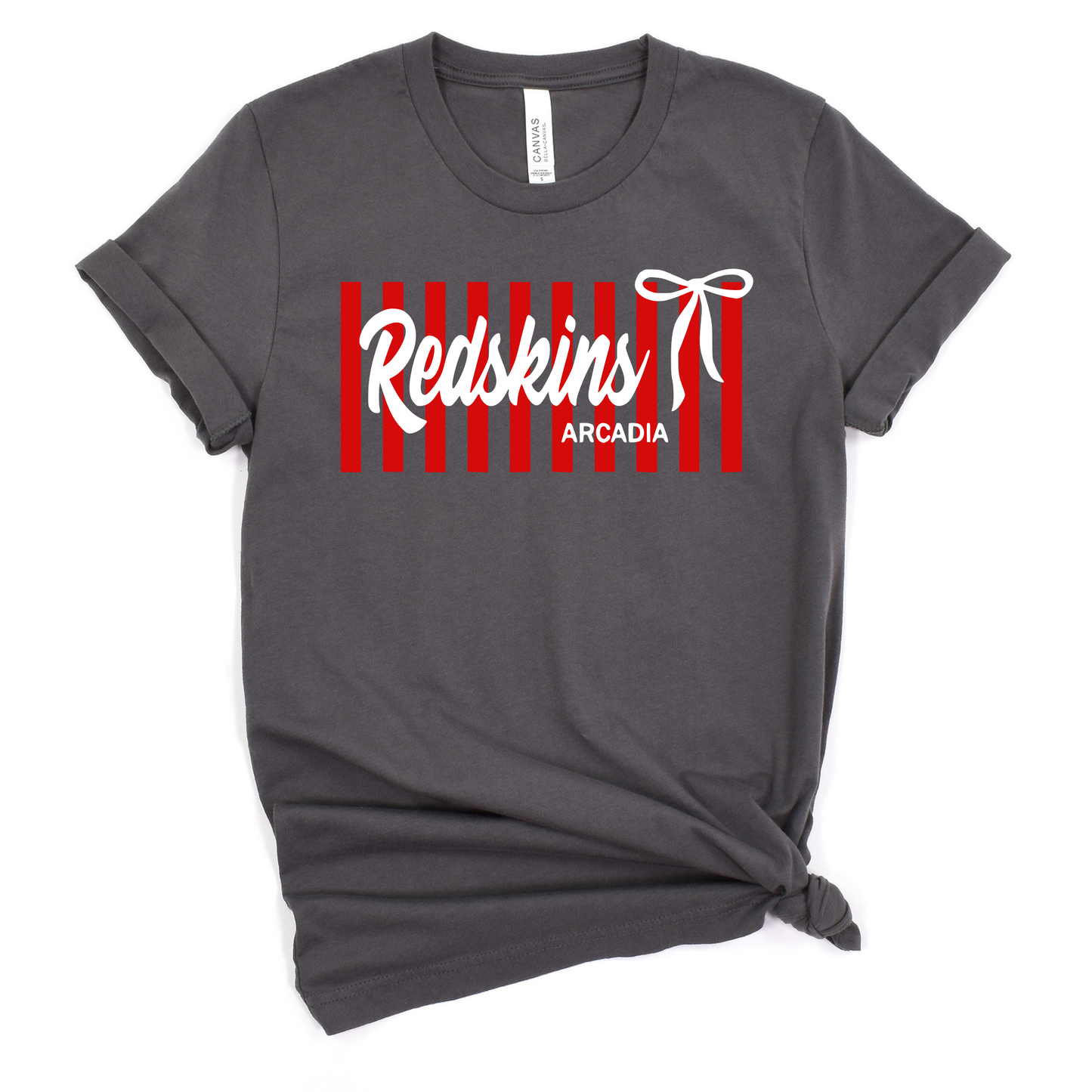 Arcadia Unisex T-Shirt STRIPES REDSKINS