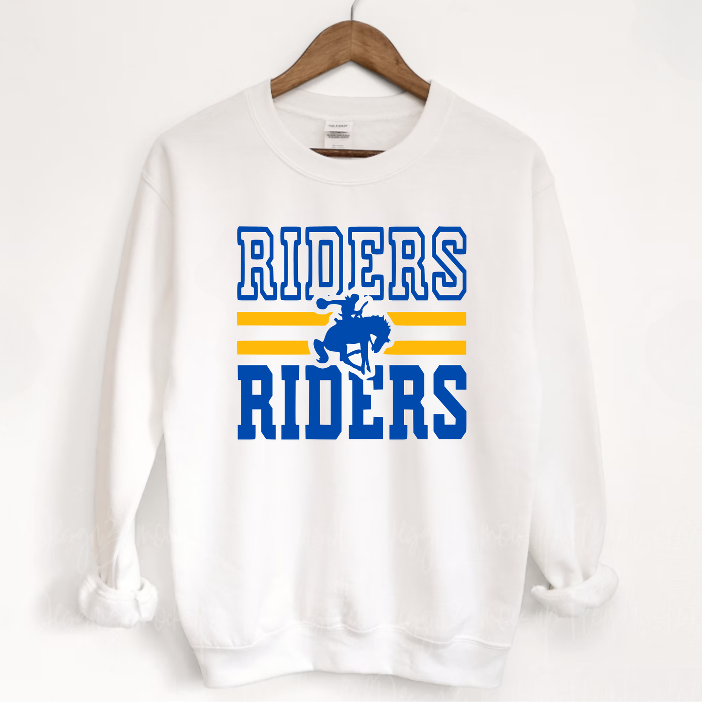 St Marys Unisex Sweatshirt RIDERS DOUBLE WHITE