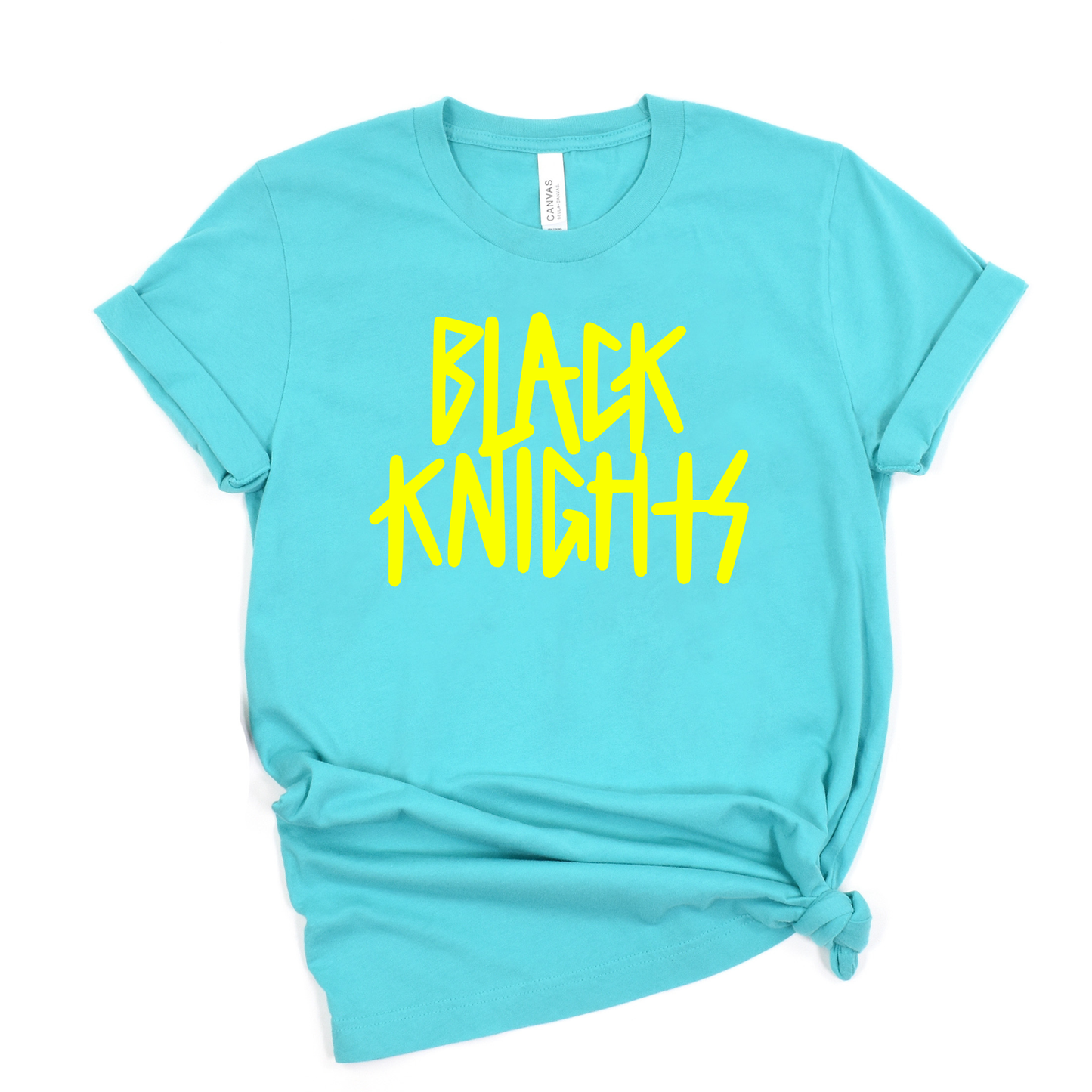 Van Buren Unisex T-Shirt BLACK KNIGHTS LILAC/SUNSET/CHARITYPINK/TEAL