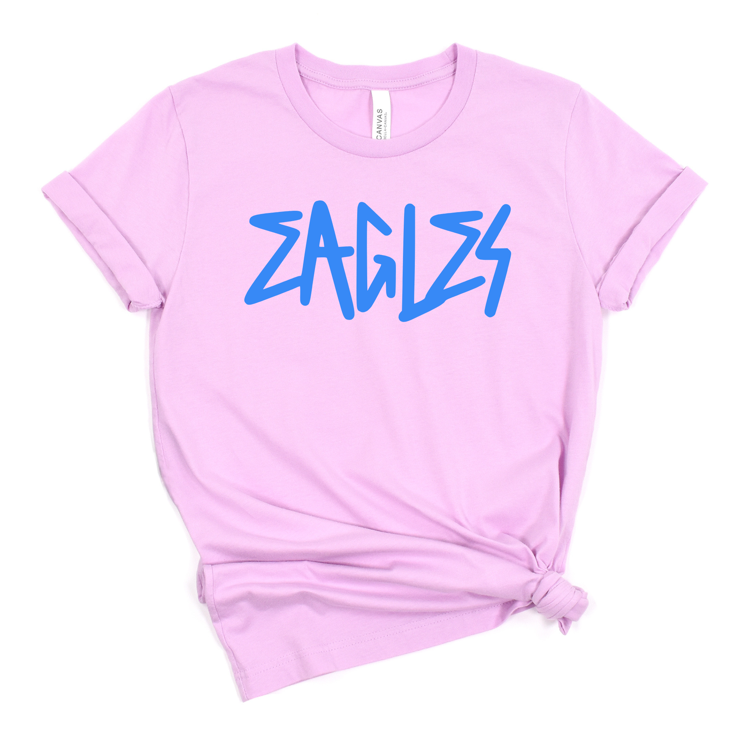 Liberty Benton Unisex T-Shirt EAGLES LILAC/SUNSET/CHARITYPINK/TEAL