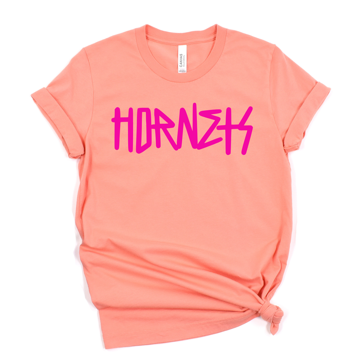 Cory Rawson Unisex T-Shirt HORNETS LILAC/PEACH/CHARITYPINK/TEAL