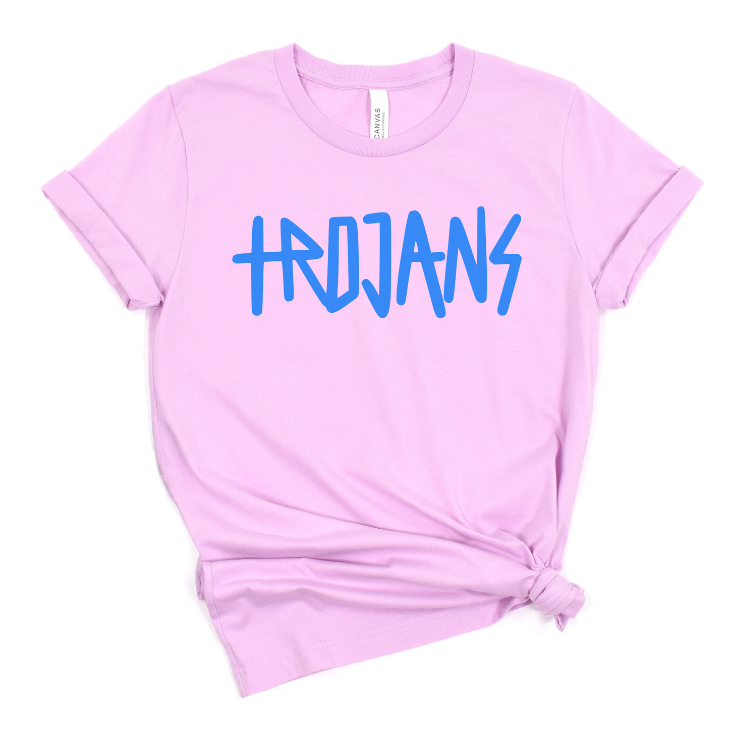 Findlay Unisex T-Shirt TROJANS LILAC/SUNSET/CHARITYPINK/TEAL