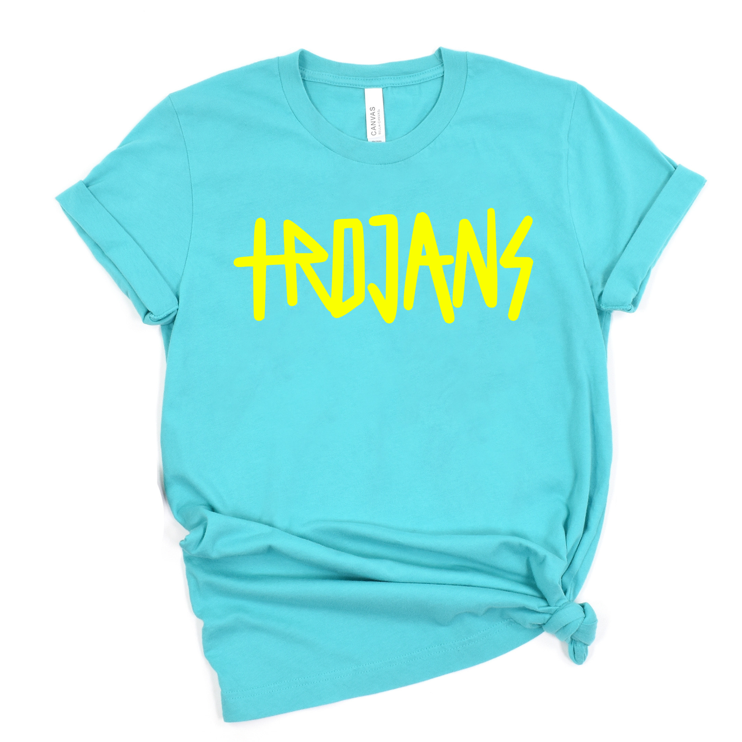 Findlay Unisex T-Shirt TROJANS LILAC/SUNSET/CHARITYPINK/TEAL