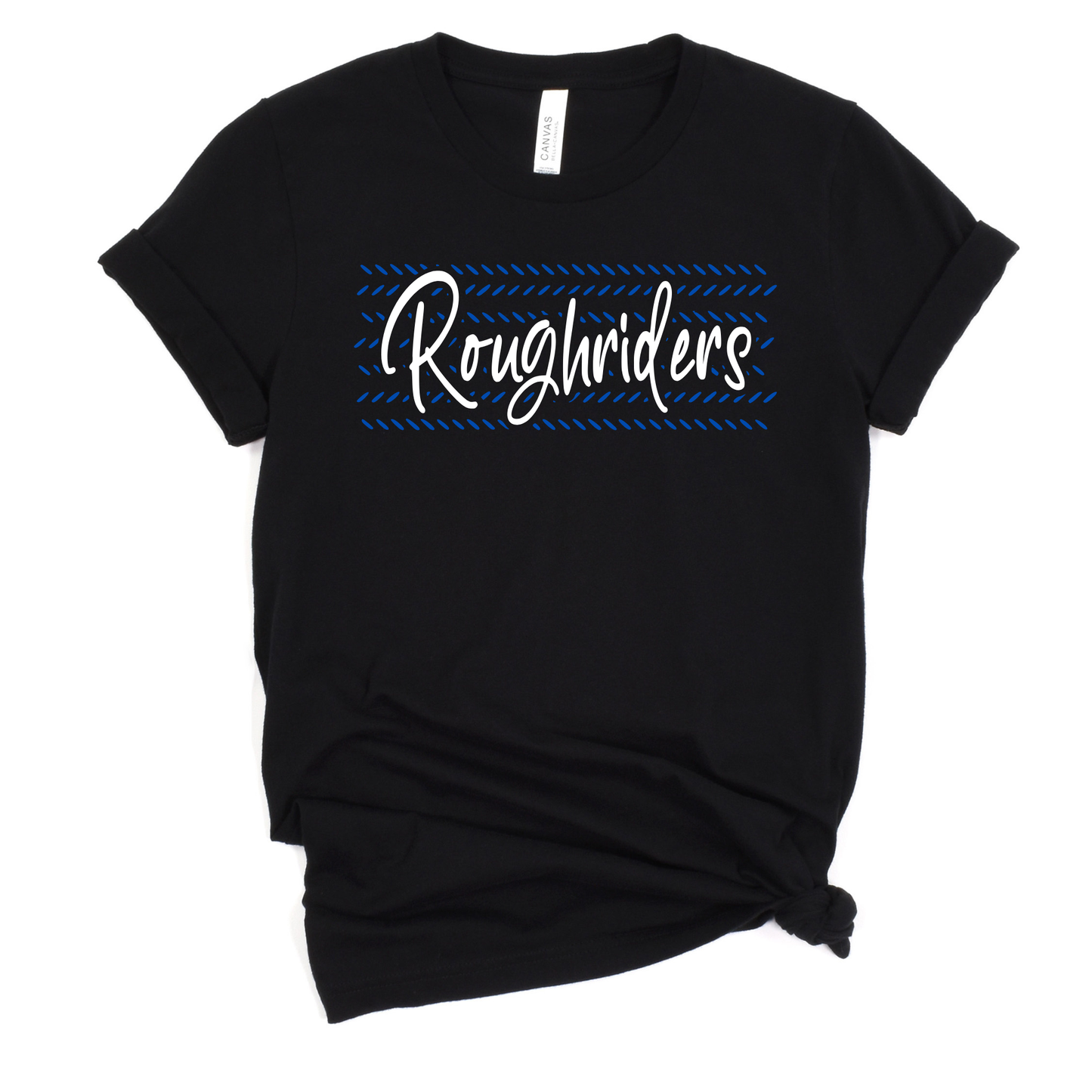 St Marys Unisex T-Shirt ROUGHRIDERS DASH BLACK
