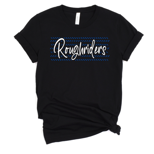 St Marys Unisex T-Shirt ROUGHRIDERS DASH BLACK