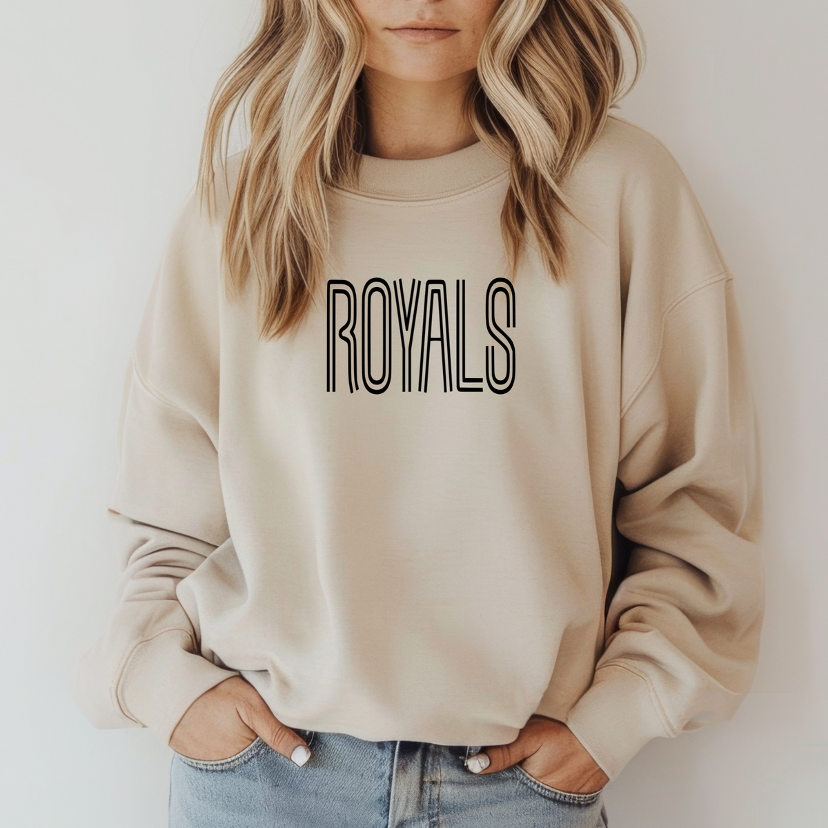 Elmwood Unisex Sweatshirt ROYALS SAND