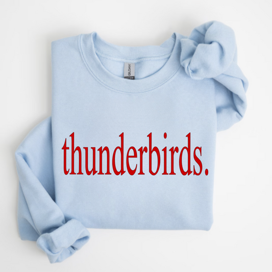 LCC Unisex Sweatshirt THUNDERBIRDS. LT BLUE
