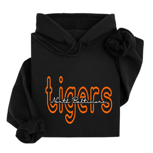North Baltimore Unisex Hoodie TIGERS NORTH BALTIMORE BLACK