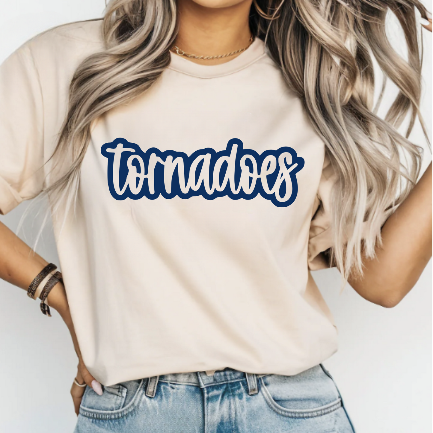 Tiffin Unisex T-Shirt TORNADOES HEATHER DUST