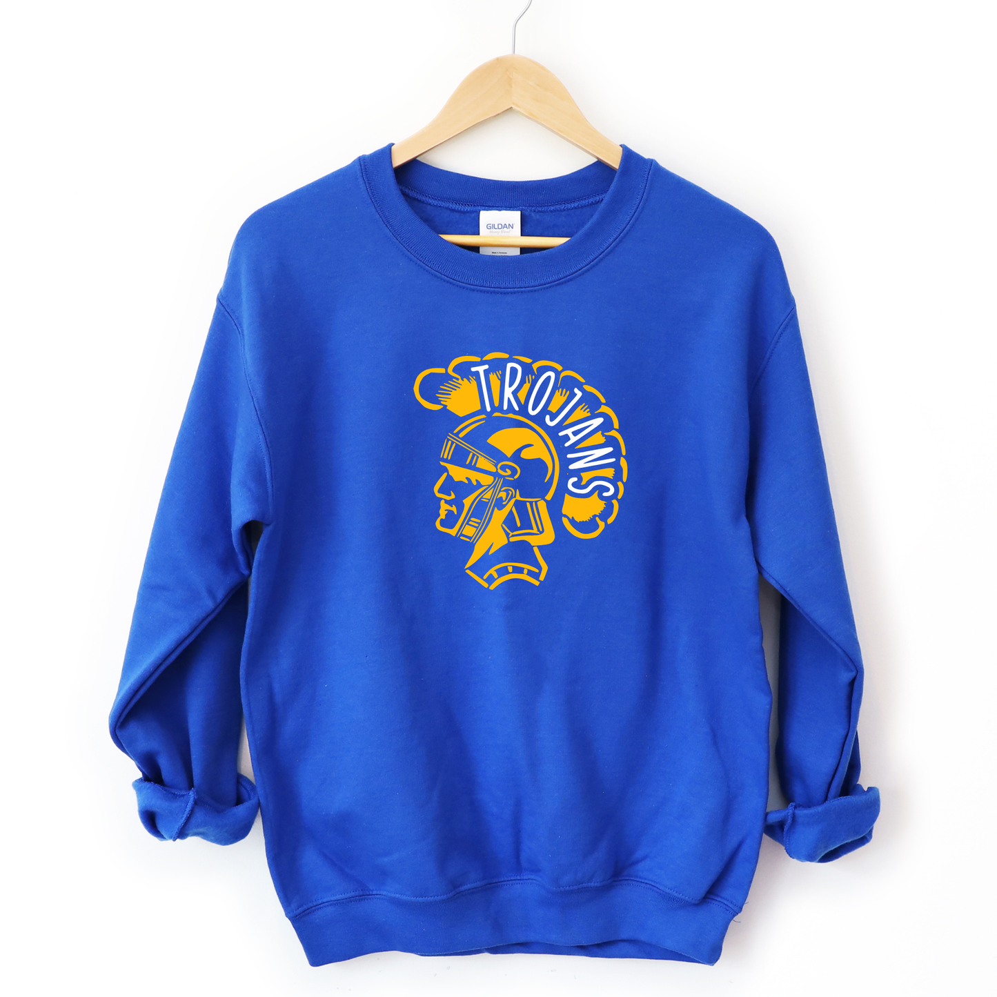 Findlay Unisex Sweatshirt TROJANS HELMET ROYAL