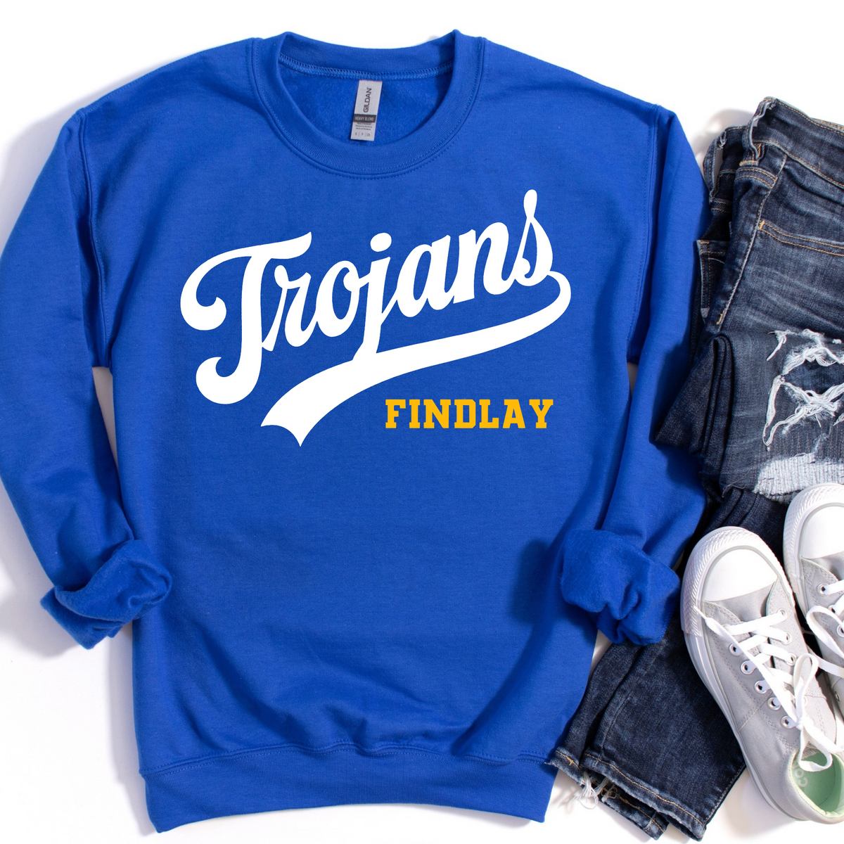 Findlay Unisex Sweatshirt TROJANS FINDLAY BLUE