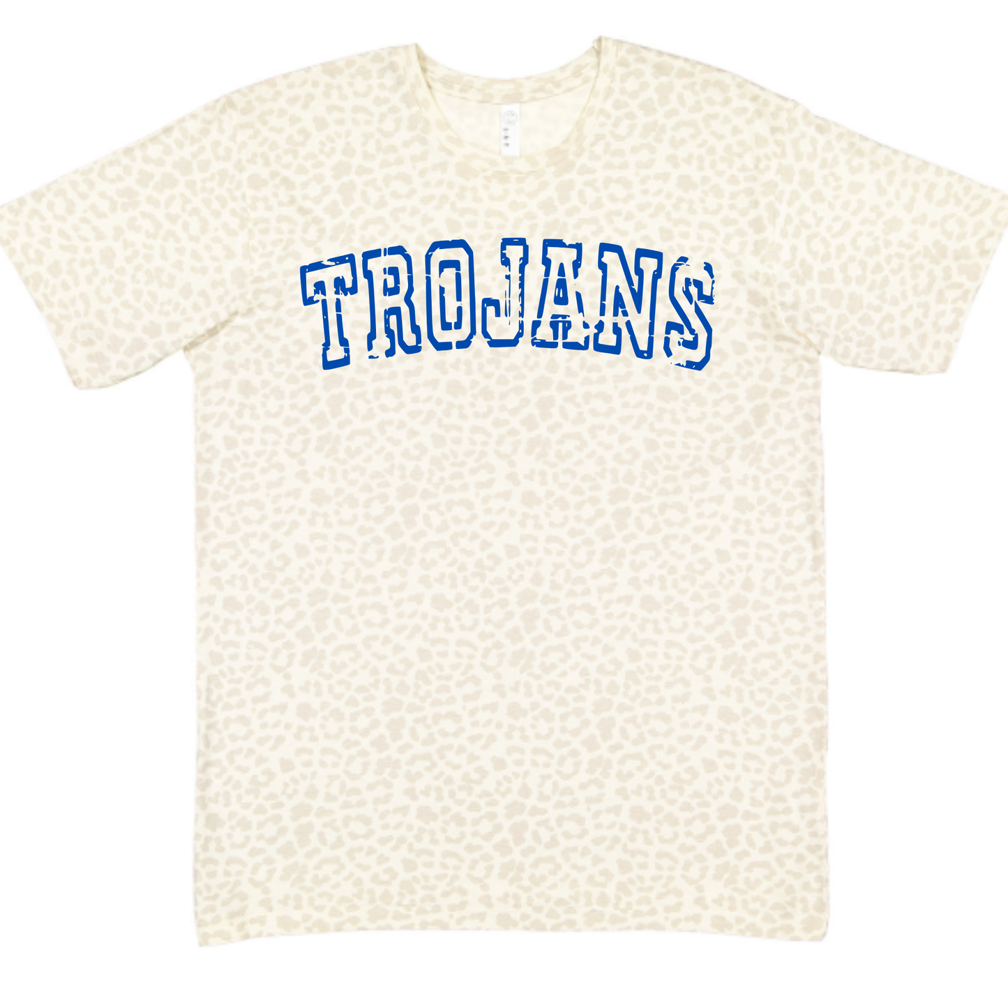 Findlay Unisex T-Shirt TROJANS LEOPARD CREAM