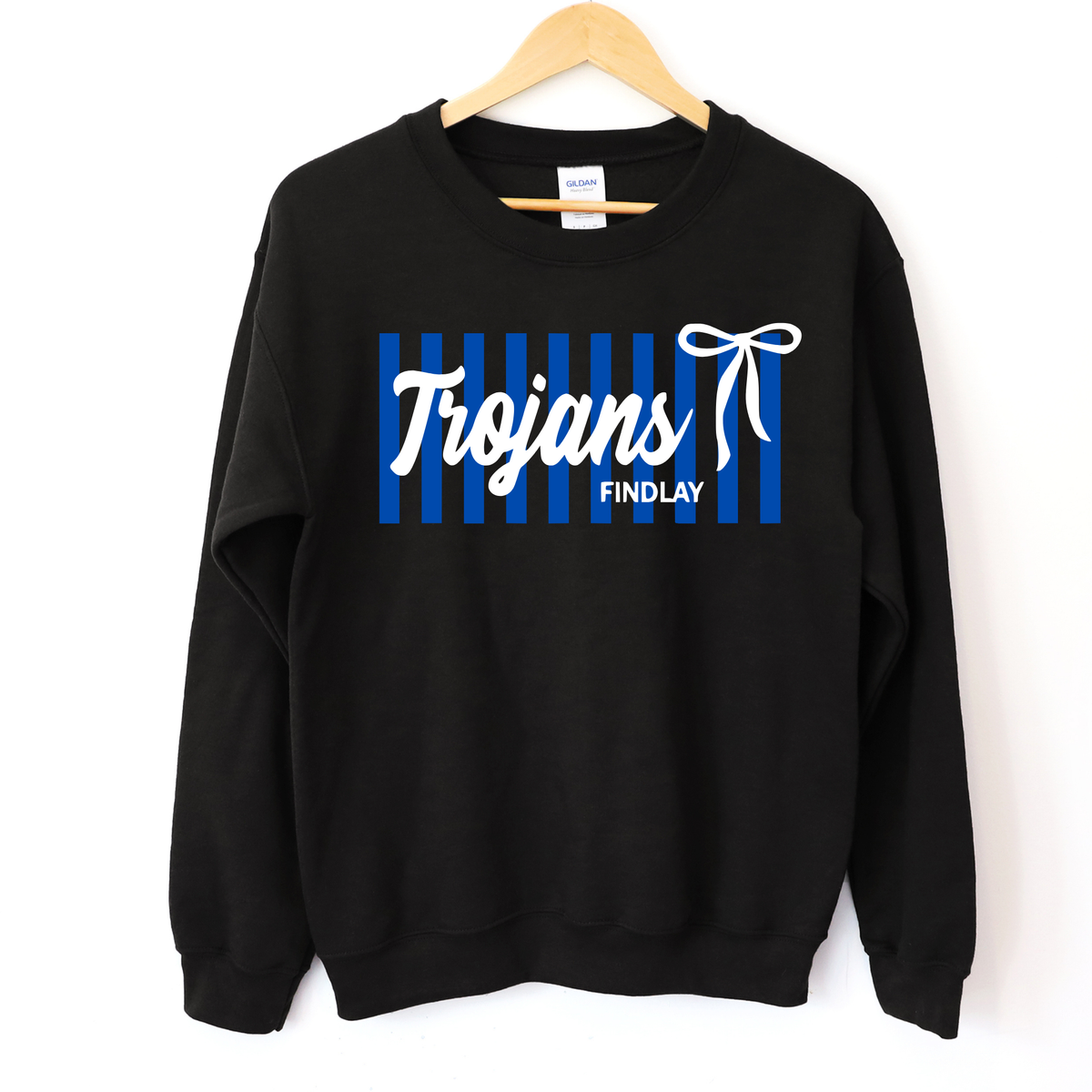 Findlay Unisex Sweatshirt STRIPES TROJANS BLACK