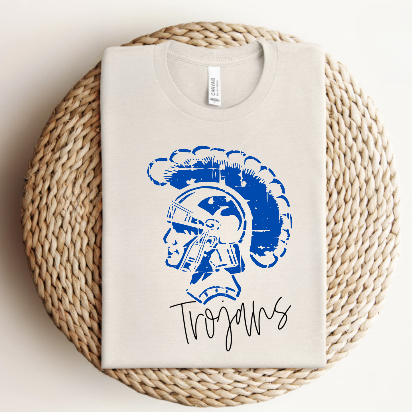 Findlay Unisex T-Shirt TROJAN HEAD HEATHER DUST